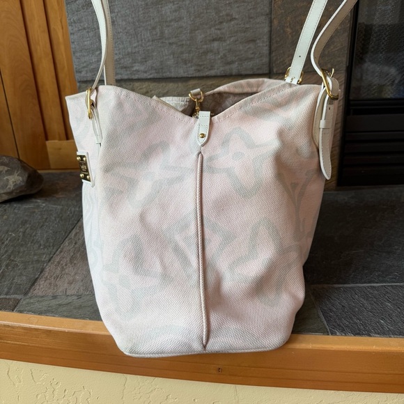 Louis Vuitton Marc Jacobs Monogram Tahitienne Cabas PM tote bag pink canvas 2008 - Picture 5 of 13